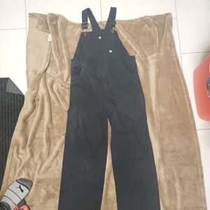 Kids Black Overalls